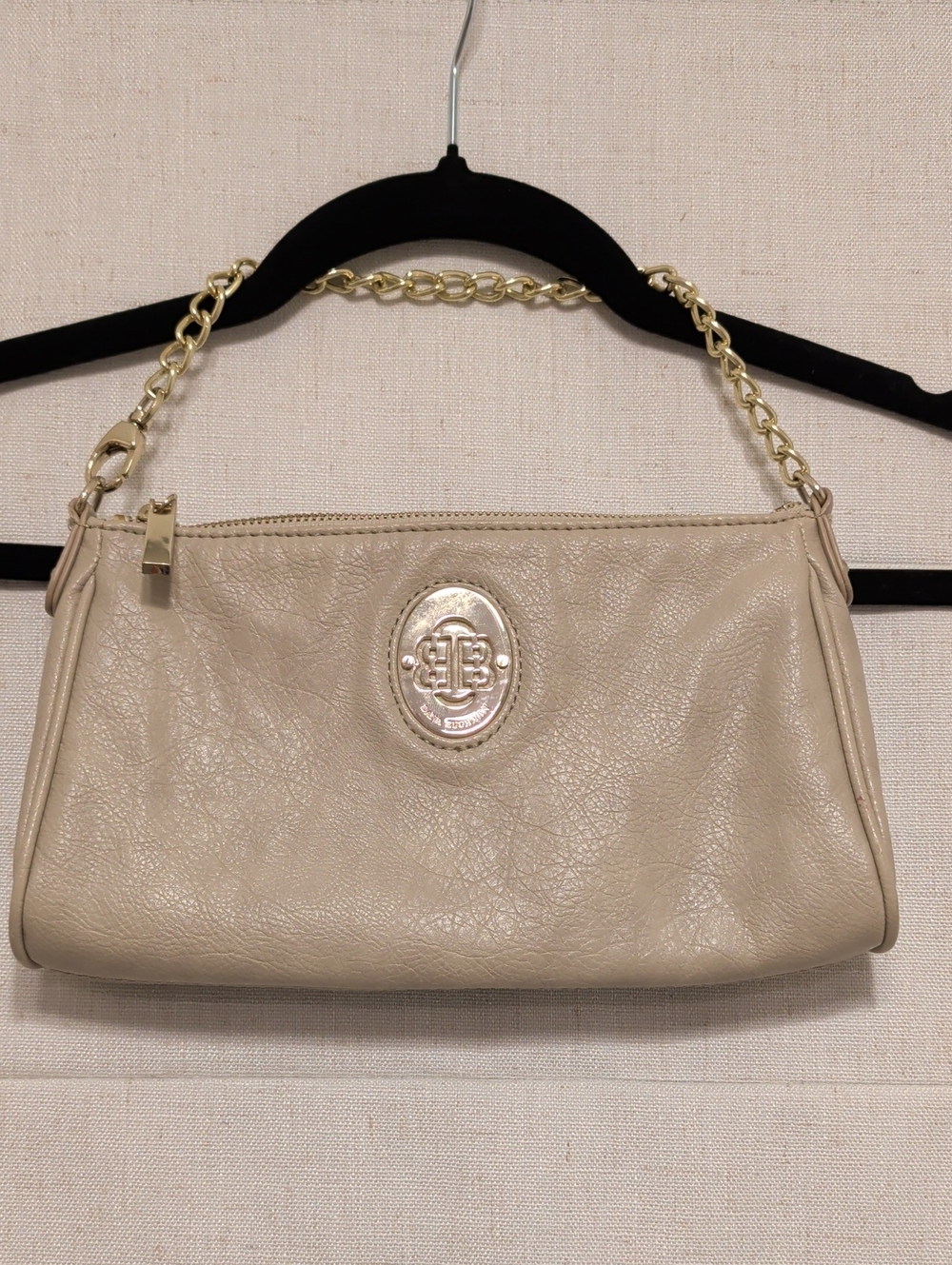 Beige Dana Buchman Chain-Handle Bag